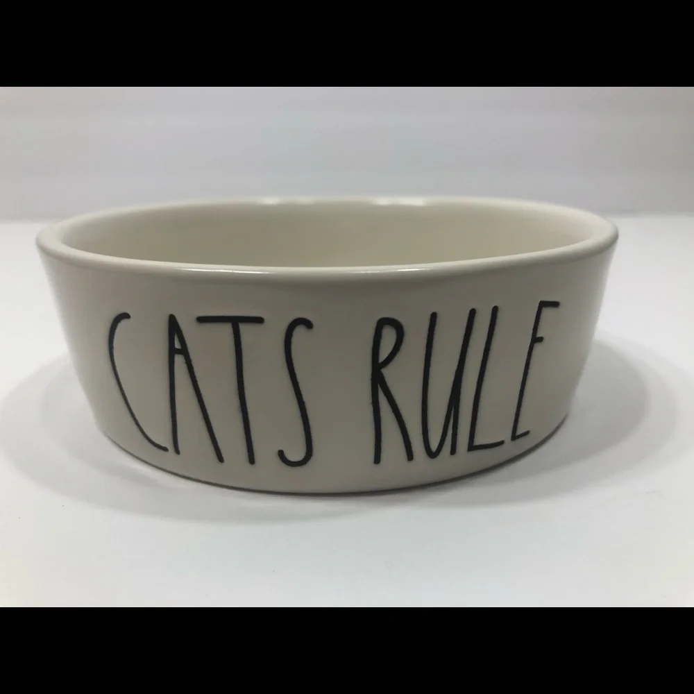 “CATS RULE” Food Bowl